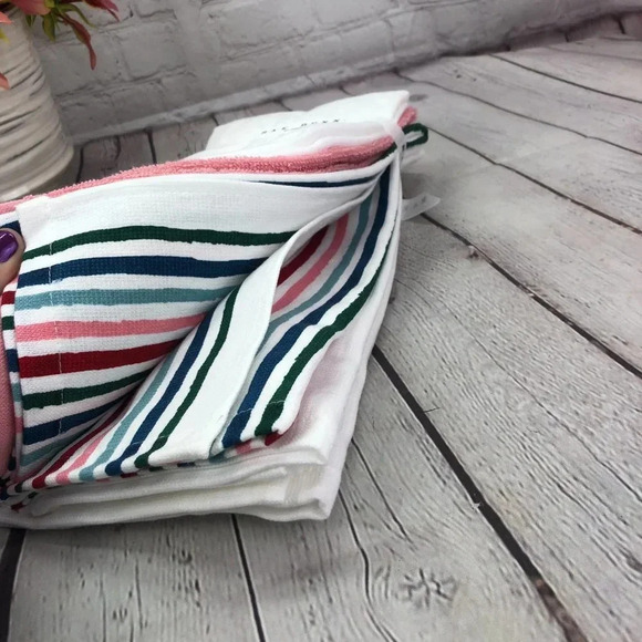 Rae Dunn kitchen towels Christmas COOKIE PARTY BAKING SPIRITS BRIGHT - Picture 3 of 5